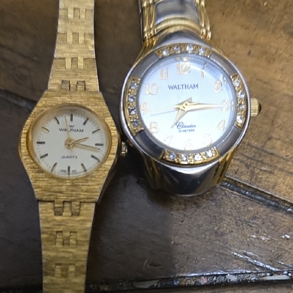 Waltham Gold Watches Set